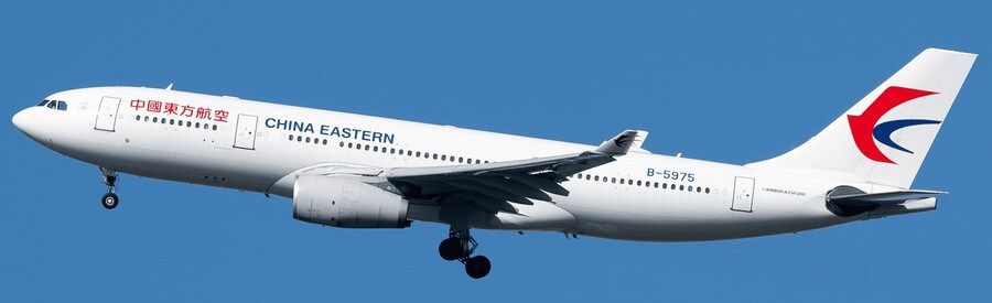 Самолёт China Eastern Airbus A330-200 на дубайской линии